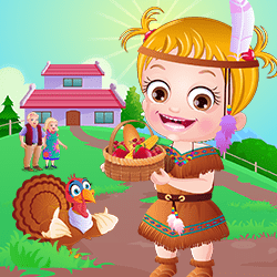 play Baby Hazel Thanksgiving Day game