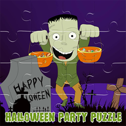 play HALLOWEEN PARTY 2021 PUZZLE game