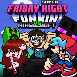 play SUPER FRIDAY NIGHT FUNKI VS MINEDCRAFT game