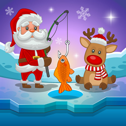 play SANTA'S CHRISTMAS FISHING game