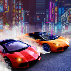 play Two Lambo Rivals: Drift game
