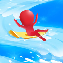 play AQUAPARK SURFER RACE game