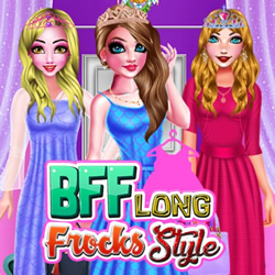 play Bff Long Frocks Style game