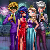 play Couples New Year Party game