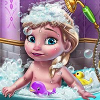 play Ice Queen Baby Shower Fun game