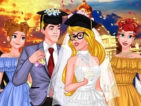 play Princess College Campus Wedding game