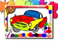 play Racing Cars Coloring Book game