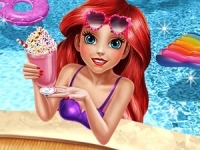 play Mermaid Princess Pool Time game