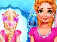 play Princess Bridal Hairstyle game