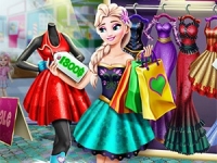 play Ice Queen Realife Shopping game