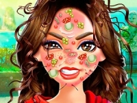 play Wonder Woman Face Care game