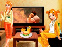play Princesses Movie Evening game