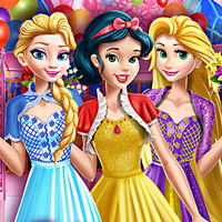 play The Princesses' Birthday Party game