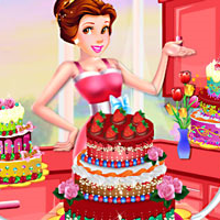 Princess Makes Delicious Cake
