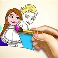 play Ice Kingdom Coloring Book game