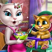 play Angela Toddler Feed game