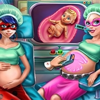 play Hero BFFs Pregnant Check up game