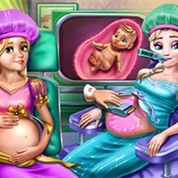 play Royal BFFs Pregnant Check up game
