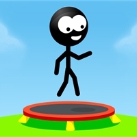 play Trampoline Stickman game