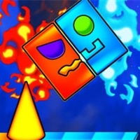 play Fire And Water Geometry Dash game