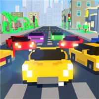 play Blocky Car Racing game