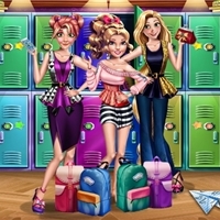 play Princess back to School game