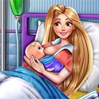 play Goldie Princess Mommy Birth game