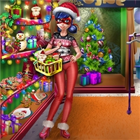 play Dotted Girl Christmas Shopping game
