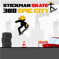 play Stickman Skate 360 Epic City game