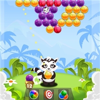 play Bubble Shooter Raccoon game