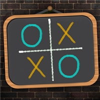 play Tic Tac Toe Blackboard game