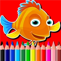 play BTS Fish Coloring Book game