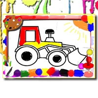 play BTS Kids Car Coloring game