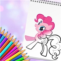 play Cute Pony Coloring Book game