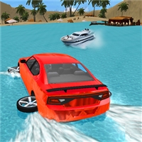 play Water Slide Car Race game