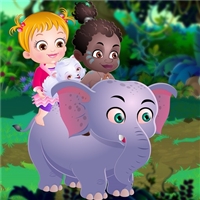 play Baby Hazel African Safari game