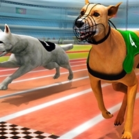 play Real Dog Racing Simulator 3D game