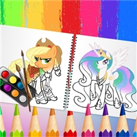 play Sweet Pony Coloring Book game