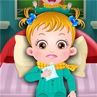 play Baby Hazel Goes Sick game