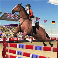 play Horse Jumping Show 3D game