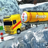 play Extreme Winter Oil Tanker Truck Drive game