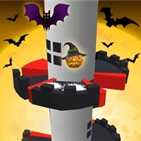 play Helix Jump Halloween game