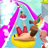 play WaterPark Slide.io game