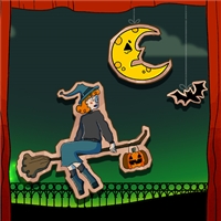 play Halloween Witch Fly game