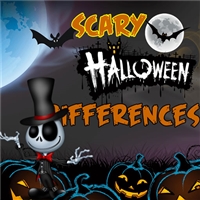 play Scary Halloween Differences game