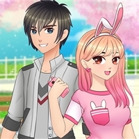 play Romantic Anime Couples Dress Up game