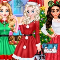 play Princess Christmas Party game