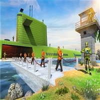 play US Army Prisoner Transport Game 3D game