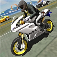 play Police Motorbike Traffic Rider game