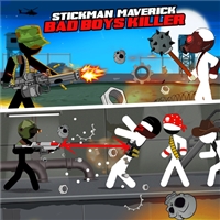 play Stickman maverick : bad boys killer game